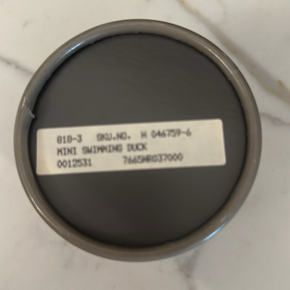 Swarovski Silver Crystal Mini Swimming Duck (Retired) - Picture 7 of 7